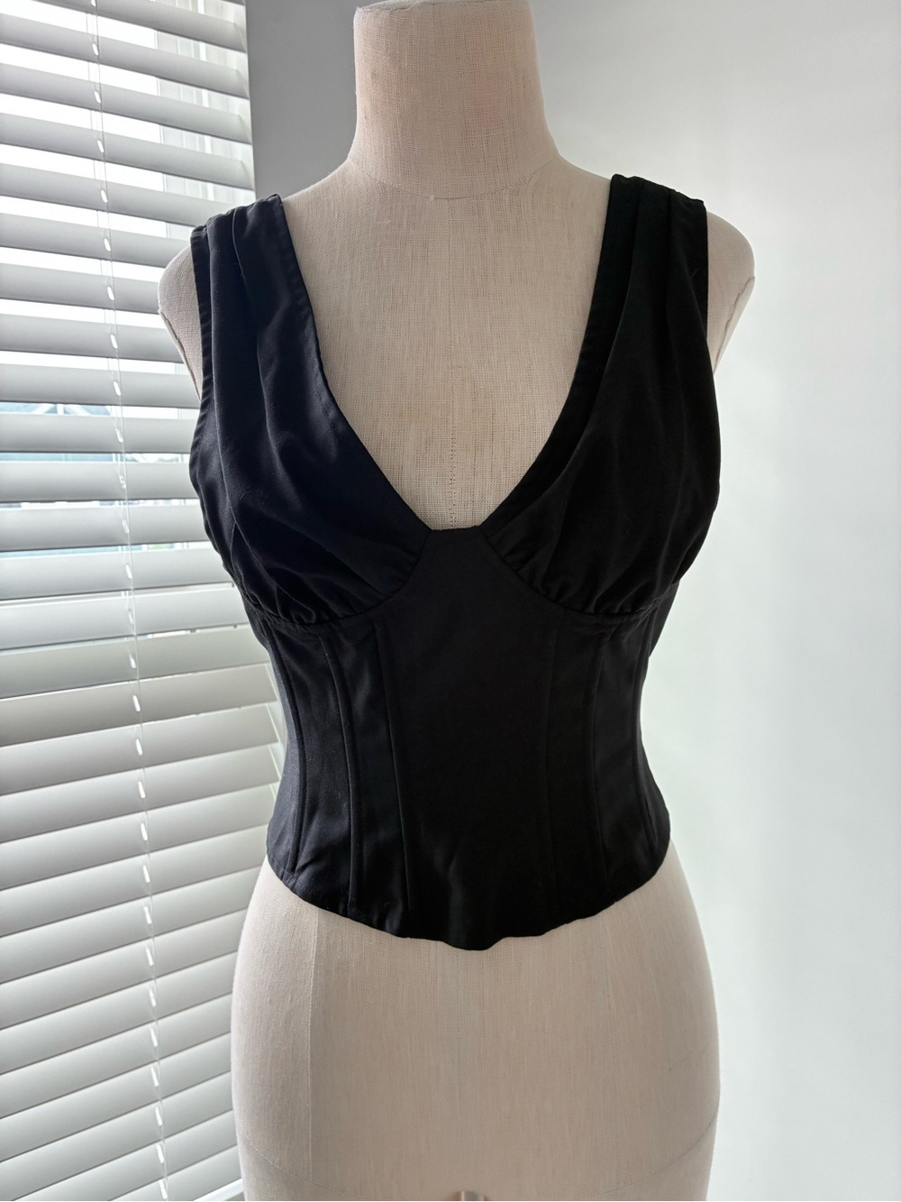 Lioness Women's Hacienda Black Sleeveless Structured Corset